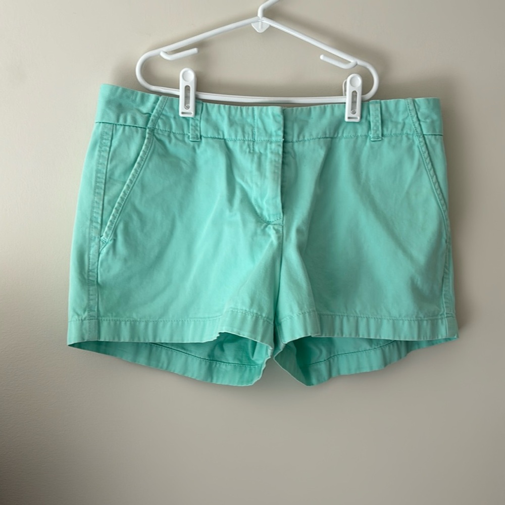 J.Crew aqua chino shorts